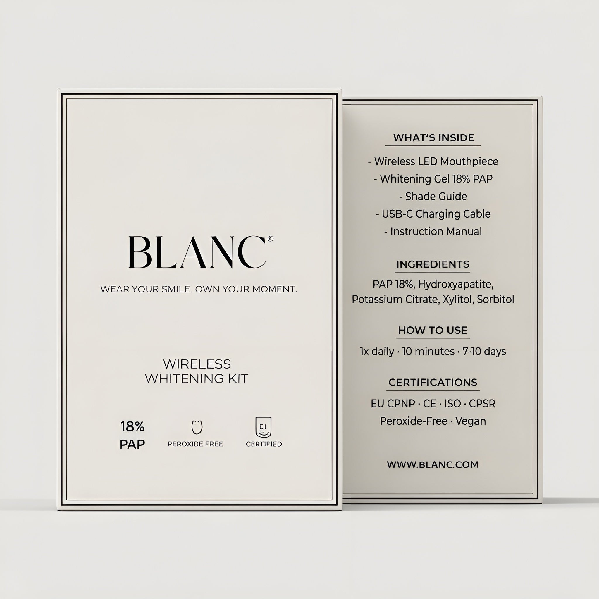 BLANC Whitening Kit — Smile louder